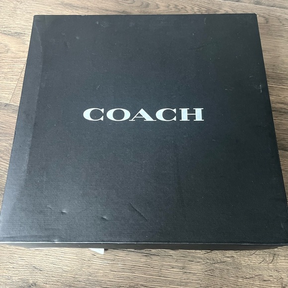 Coach Jane Bootie Womens Size 8 Black Leather Bootie, Sherpa Trim Side Zip NEW - Picture 10 of 16